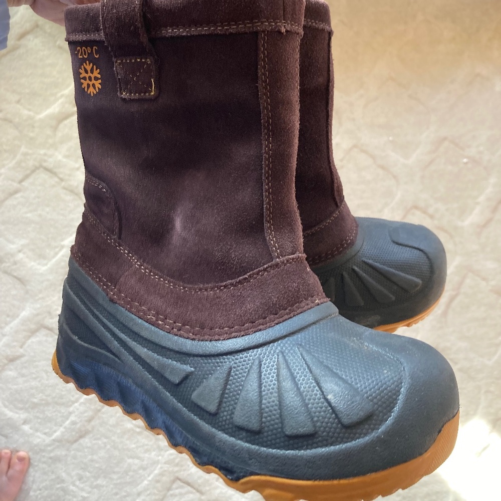 UGG Evertt boots waterproof duck boots leather sheepskin size 2 1018349K